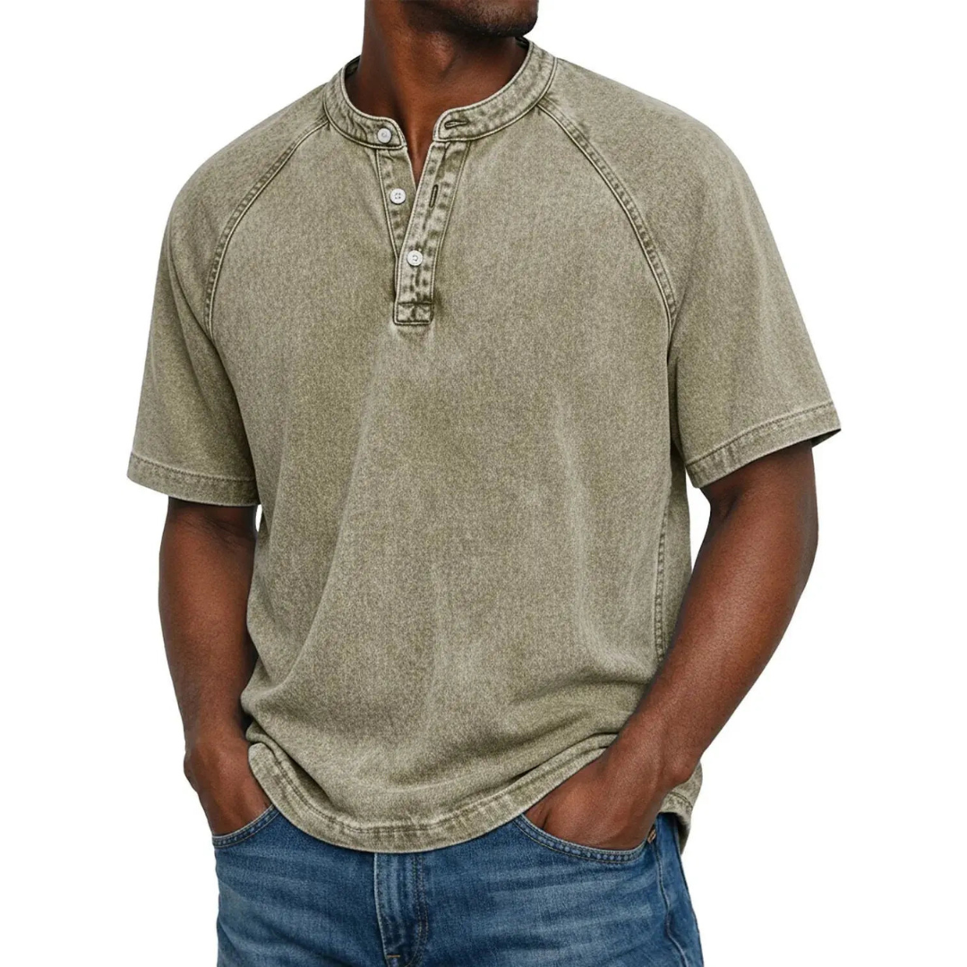 Pedro | Camisa vintage de hombre con botones