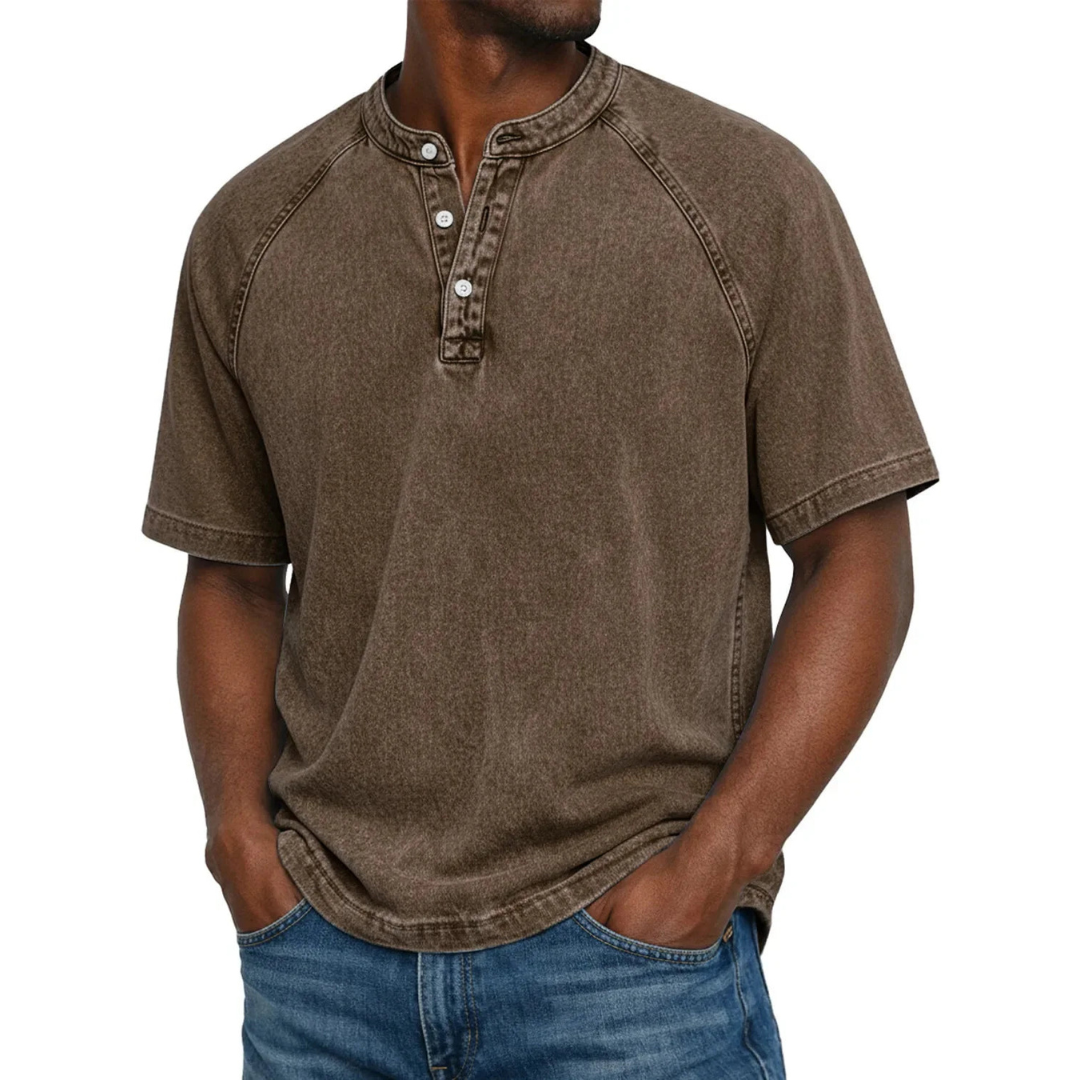 Pedro | Camisa vintage de hombre con botones